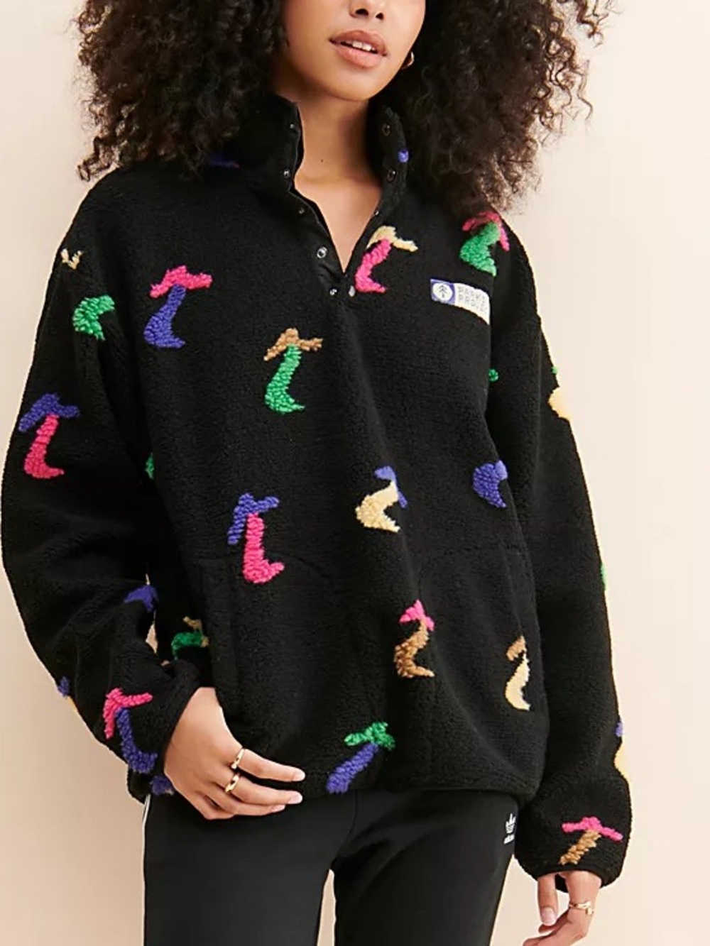 Parks Project Dancing Shrooms Trail Pullover Fleece 57116